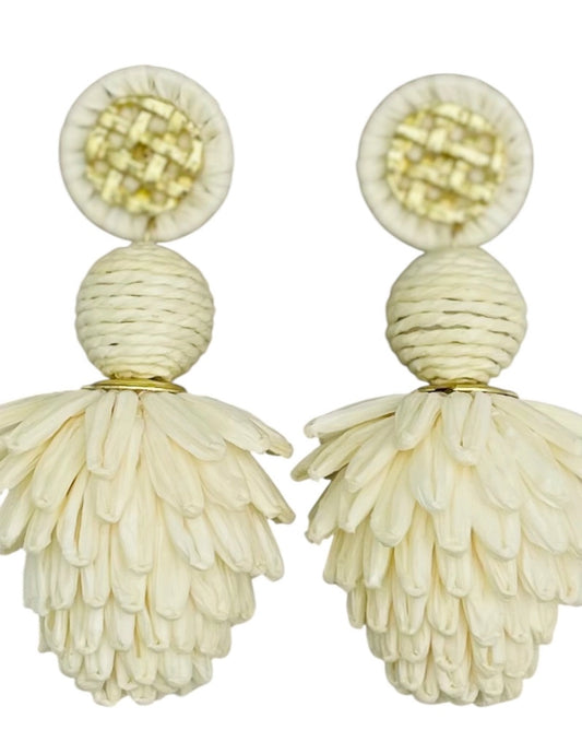 Raffia Dangle Earring