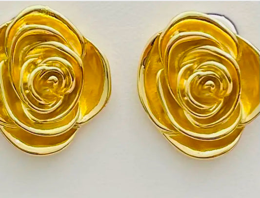 Gold Rose Stud